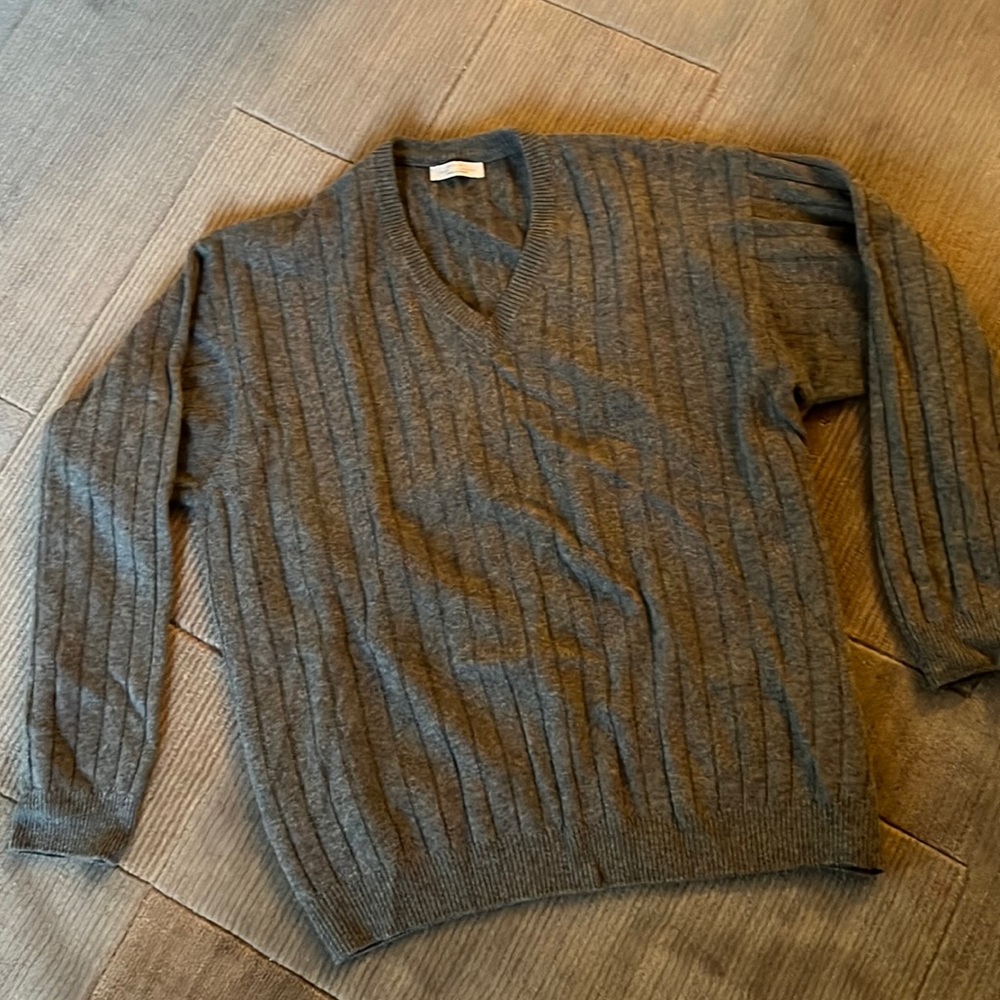 Grey Sisley Cashmere Size Large, Made in Italy